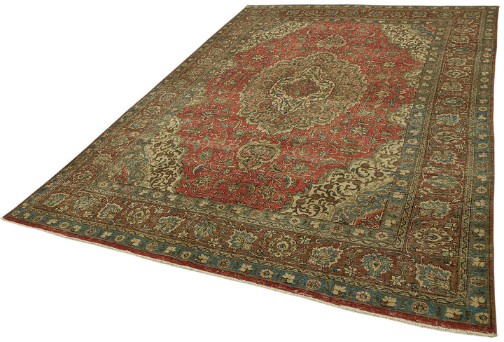 8x11 Vintage Hand-Knotted Rug - 47186