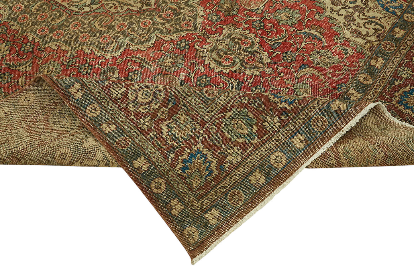 8x11 Vintage Hand-Knotted Rug - 47186
