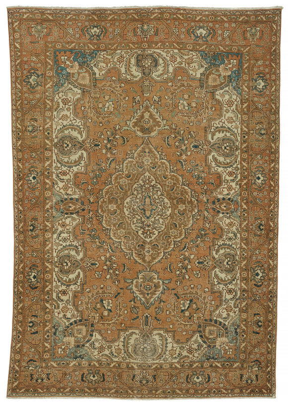 8x12 Vintage Hand-Knotted Rug - 47188