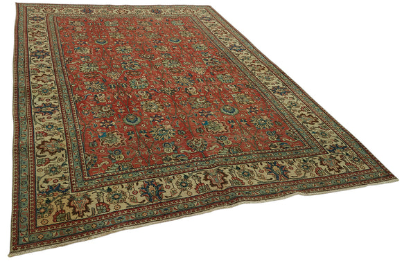 7x10 Vintage Hand-Knotted Rug - 47189