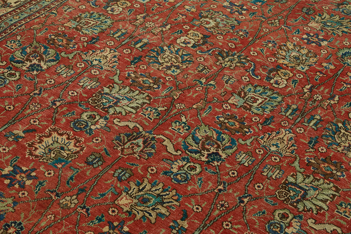 7x10 Vintage Hand-Knotted Rug - 47189