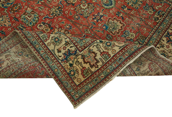 7x10 Vintage Hand-Knotted Rug - 47189