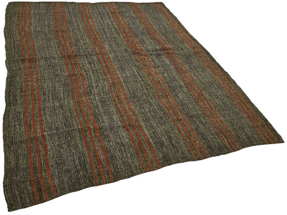 6x8 Authentic Turkish Goat Hair Kilim - 47191