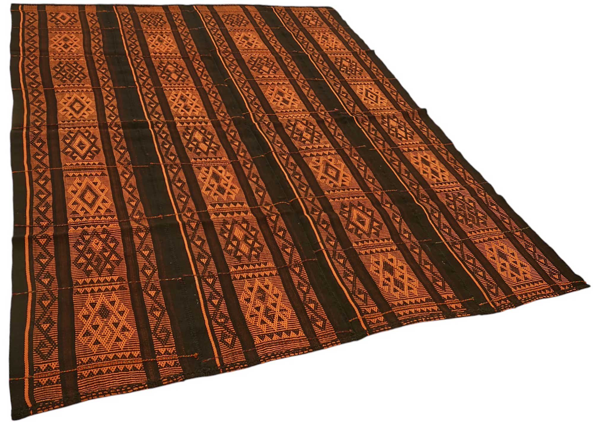 6x8 Authentic Turkish Goat Hair Kilim - 47192