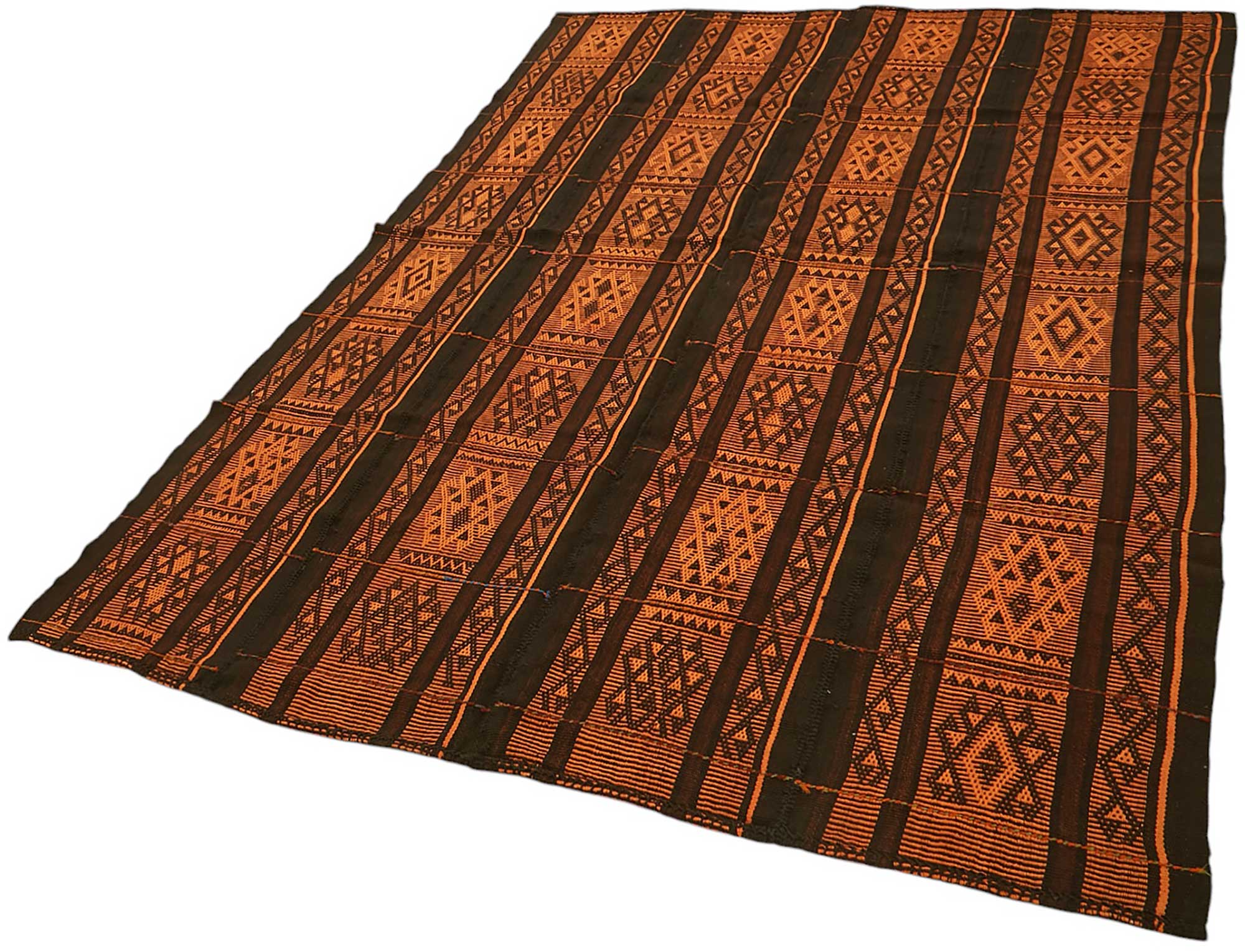 6x8 Authentic Turkish Goat Hair Kilim - 47192