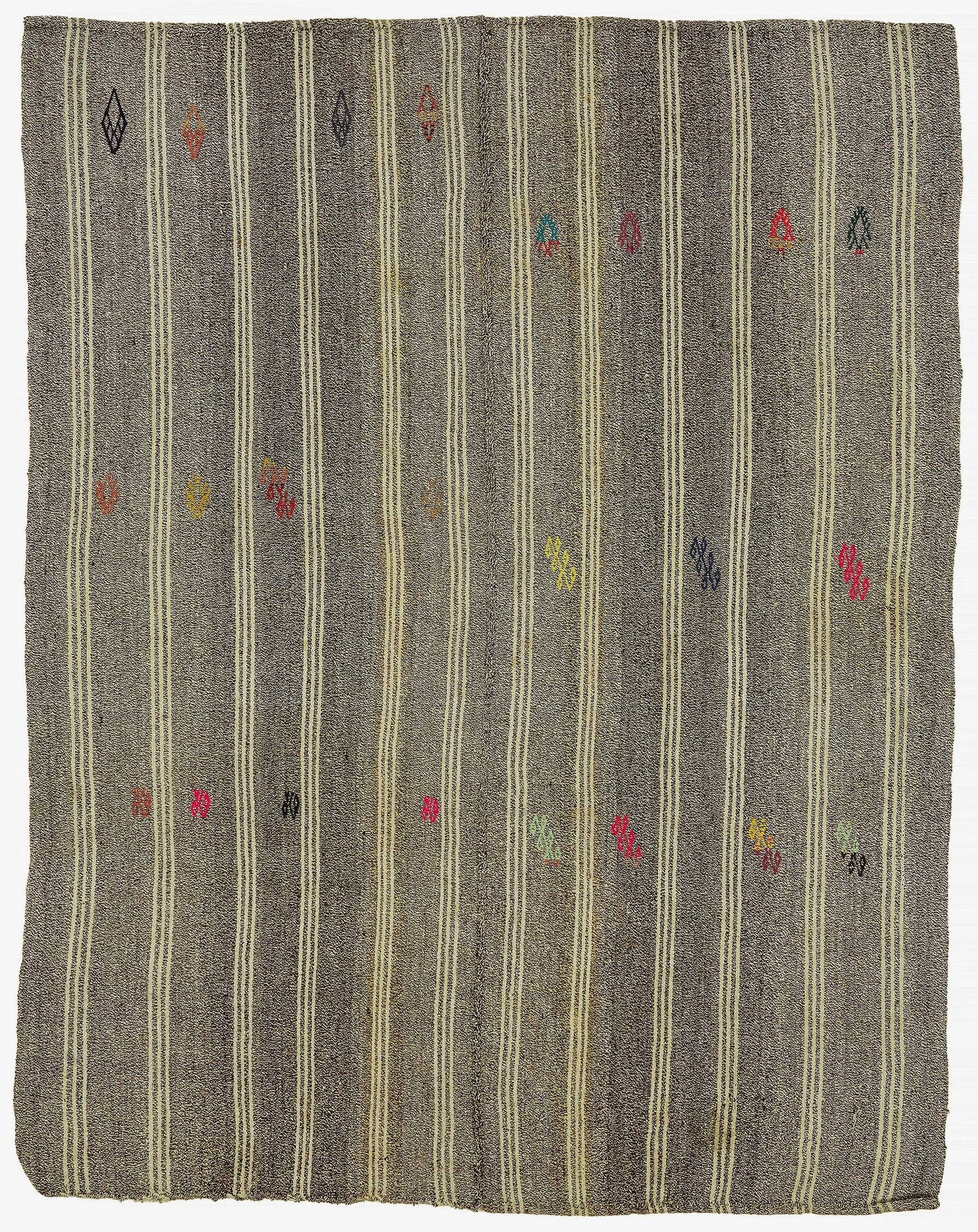 6x8 Authentic Turkish Goat Hair Kilim - 47193