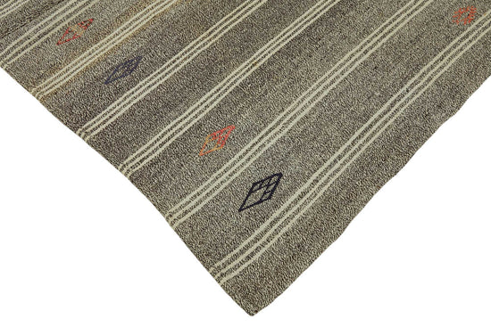 6x8 Authentic Turkish Goat Hair Kilim - 47193