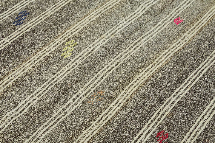 6x8 Authentic Turkish Goat Hair Kilim - 47193