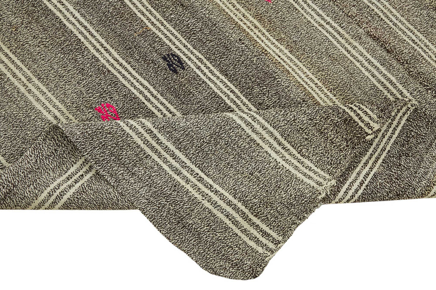 6x8 Authentic Turkish Goat Hair Kilim - 47193