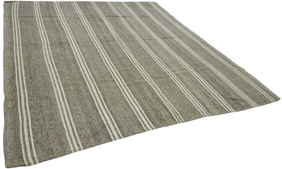 9x11 Authentic Turkish Goat Hair Kilim - 47195