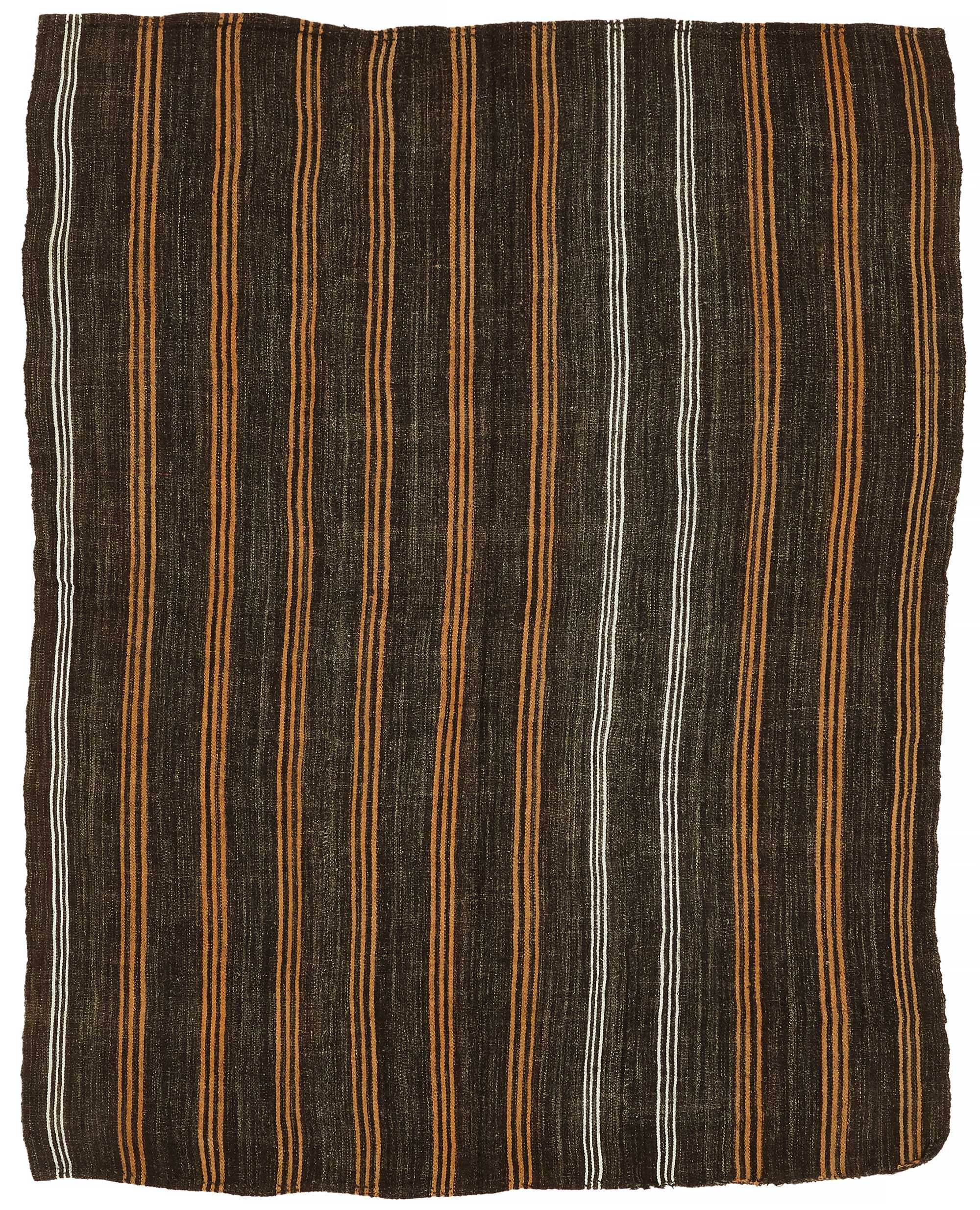7x8 Authentic Turkish Goat Hair Kilim - 47196