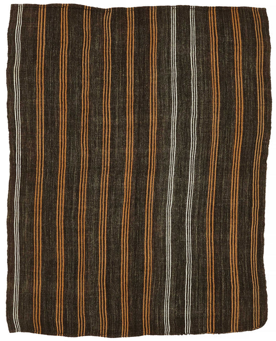 7x8 Authentic Turkish Goat Hair Kilim - 47196