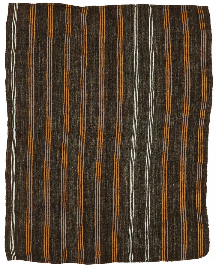 7x8 Authentic Turkish Goat Hair Kilim - 47196
