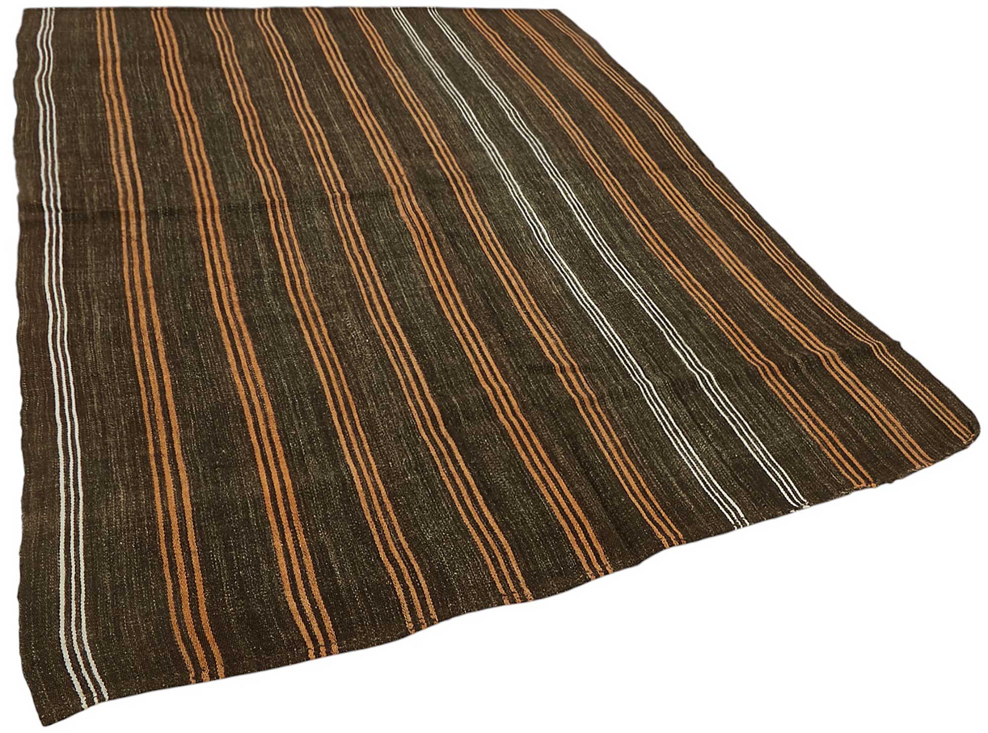 7x8 Authentic Turkish Goat Hair Kilim - 47196