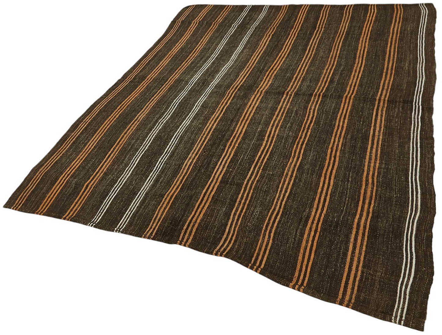 7x8 Authentic Turkish Goat Hair Kilim - 47196