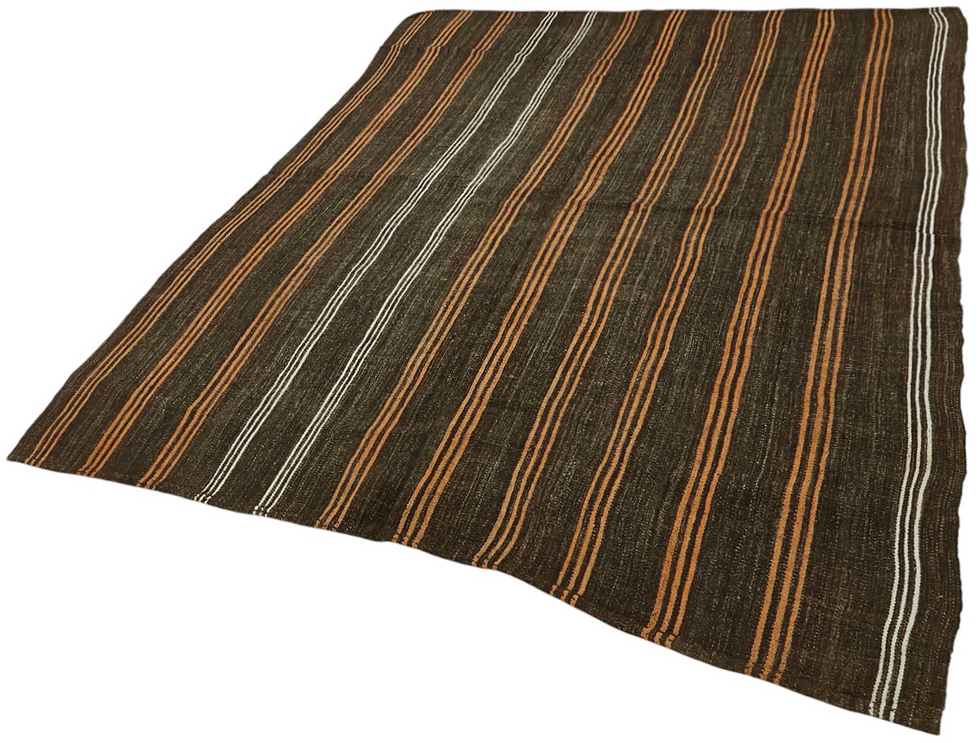 7x8 Authentic Turkish Goat Hair Kilim - 47196