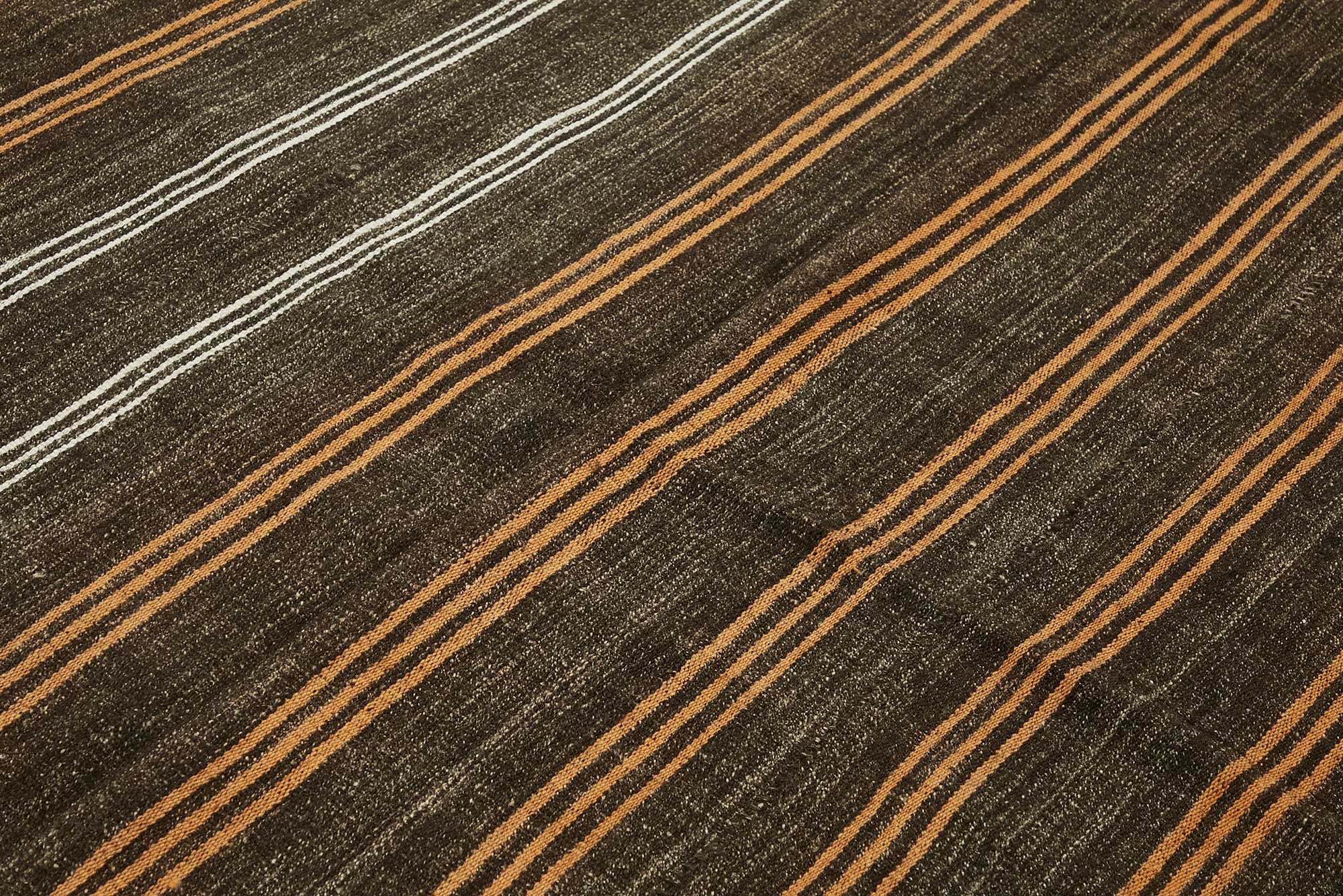 7x8 Authentic Turkish Goat Hair Kilim - 47196