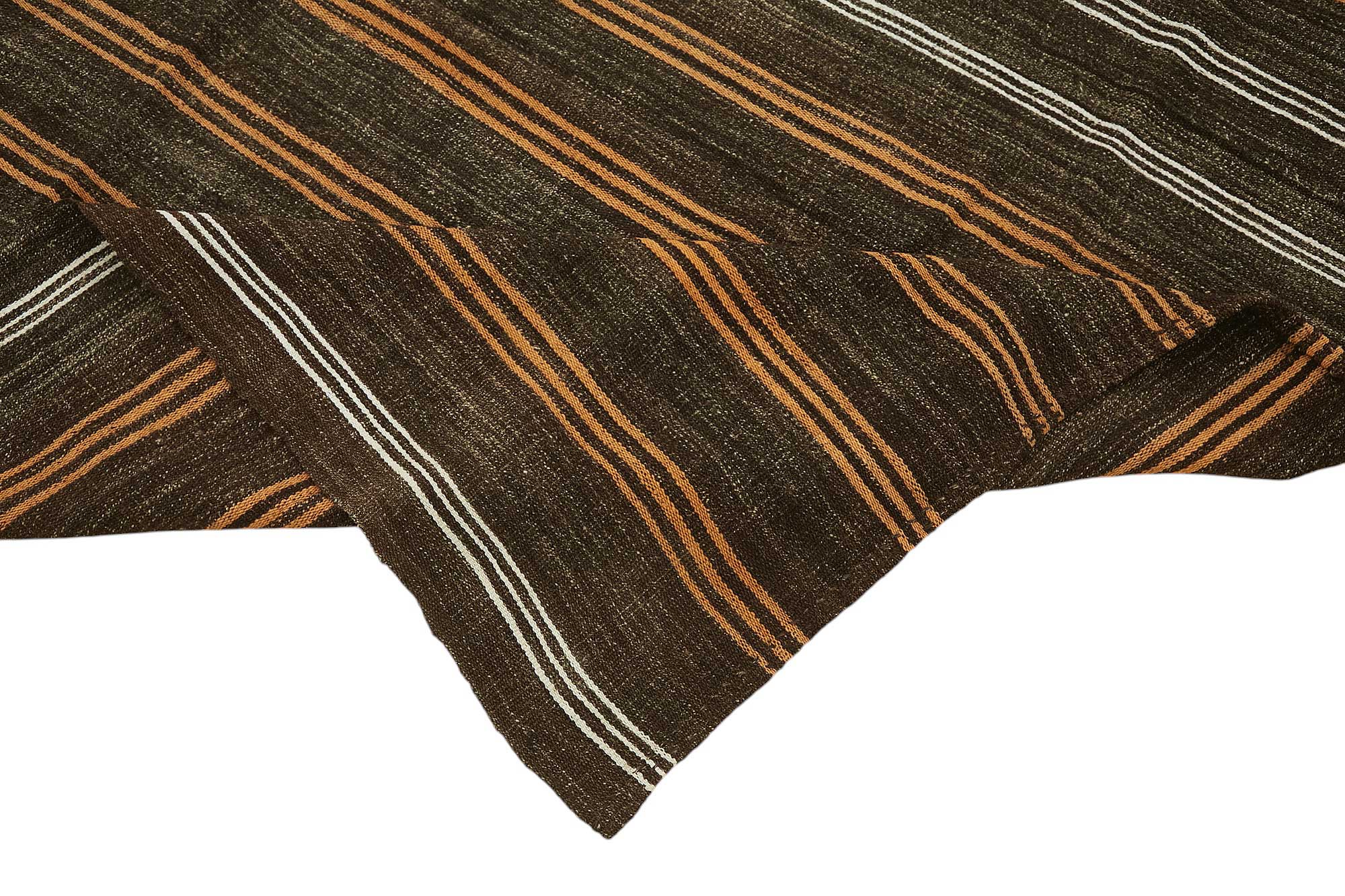 7x8 Authentic Turkish Goat Hair Kilim - 47196