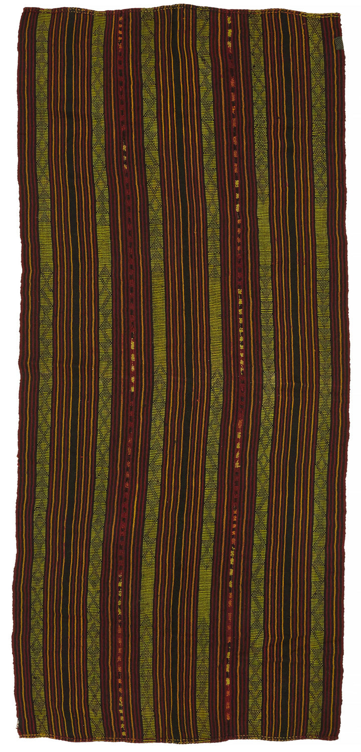 5x12 Authentic Turkish Goat Hair Kilim - 47197