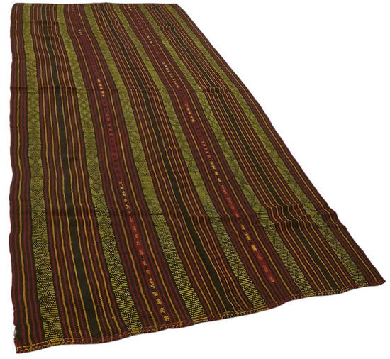 5x12 Authentic Turkish Goat Hair Kilim - 47197