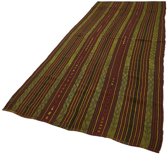 5x12 Authentic Turkish Goat Hair Kilim - 47197