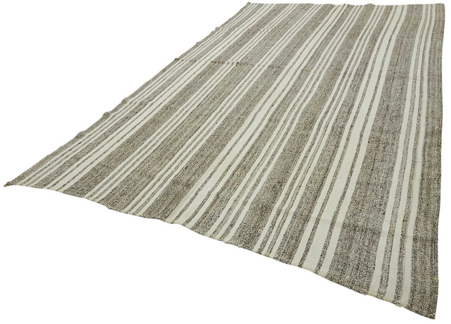 8x13 Authentic Turkish Goat Hair Kilim - 47200