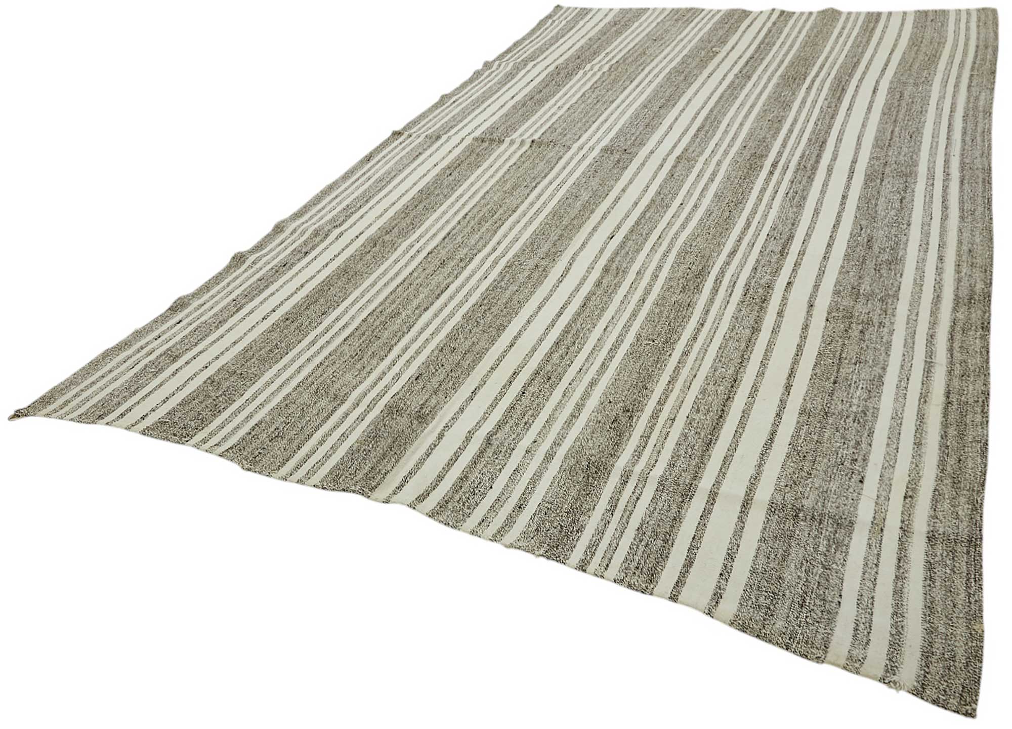 8x13 Authentic Turkish Goat Hair Kilim - 47200