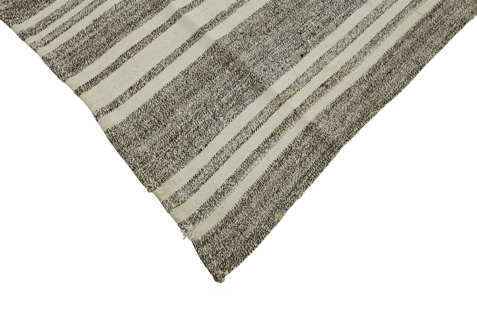 8x13 Authentic Turkish Goat Hair Kilim - 47200