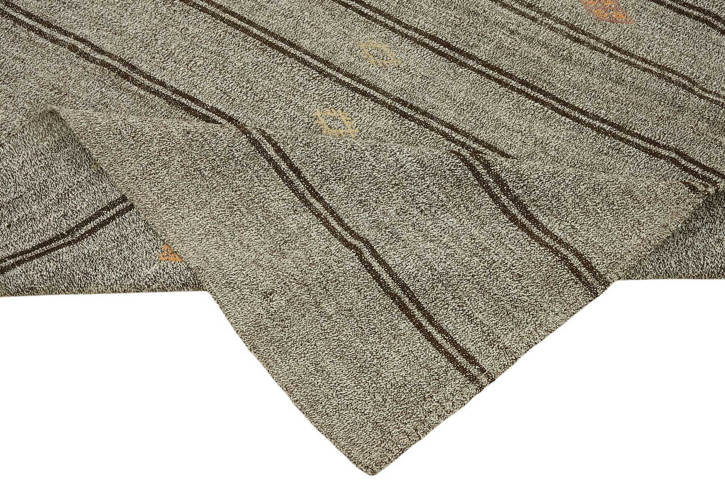 7x8 Authentic Turkish Goat Hair Kilim - 47203