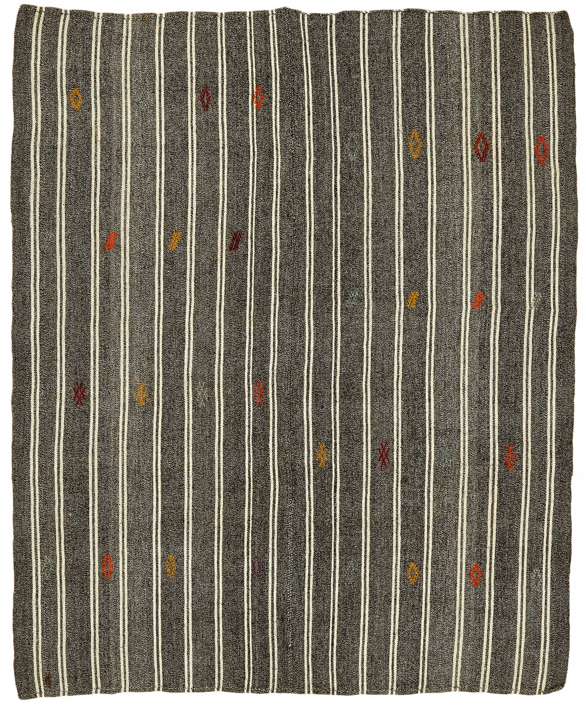 6x7 Authentic Turkish Goat Hair Kilim - 47204