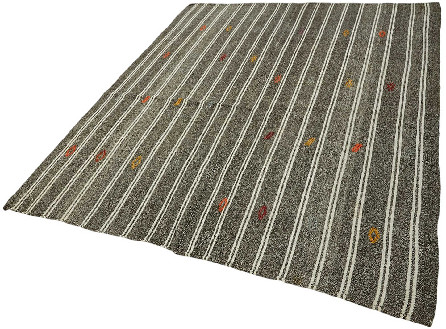 6x7 Authentic Turkish Goat Hair Kilim - 47204