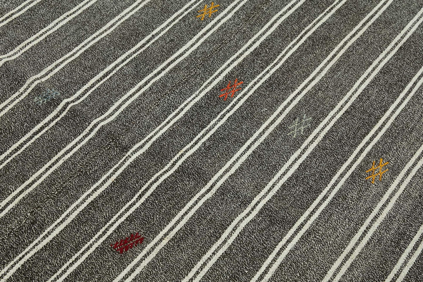 6x7 Authentic Turkish Goat Hair Kilim - 47204