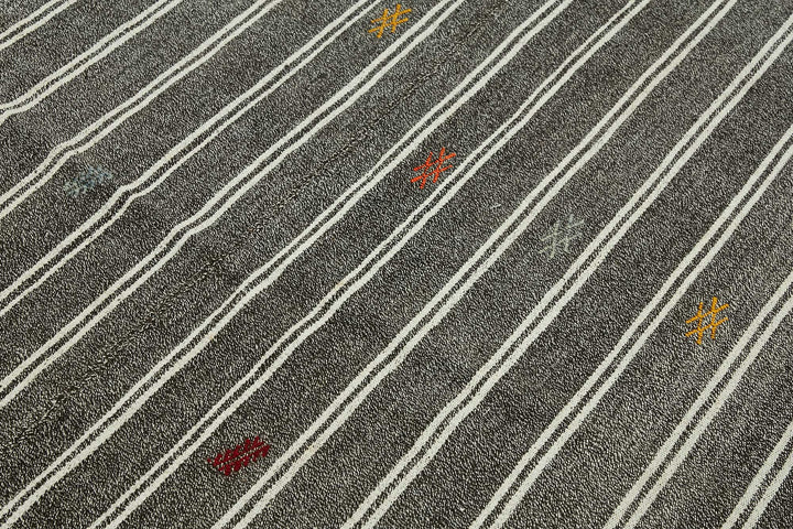 6x7 Authentic Turkish Goat Hair Kilim - 47204