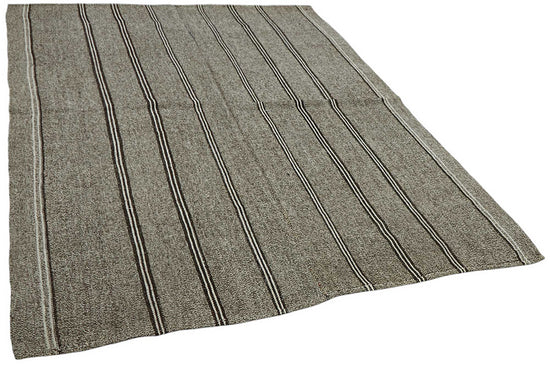 6x8 Authentic Turkish Goat Hair Kilim - 47205