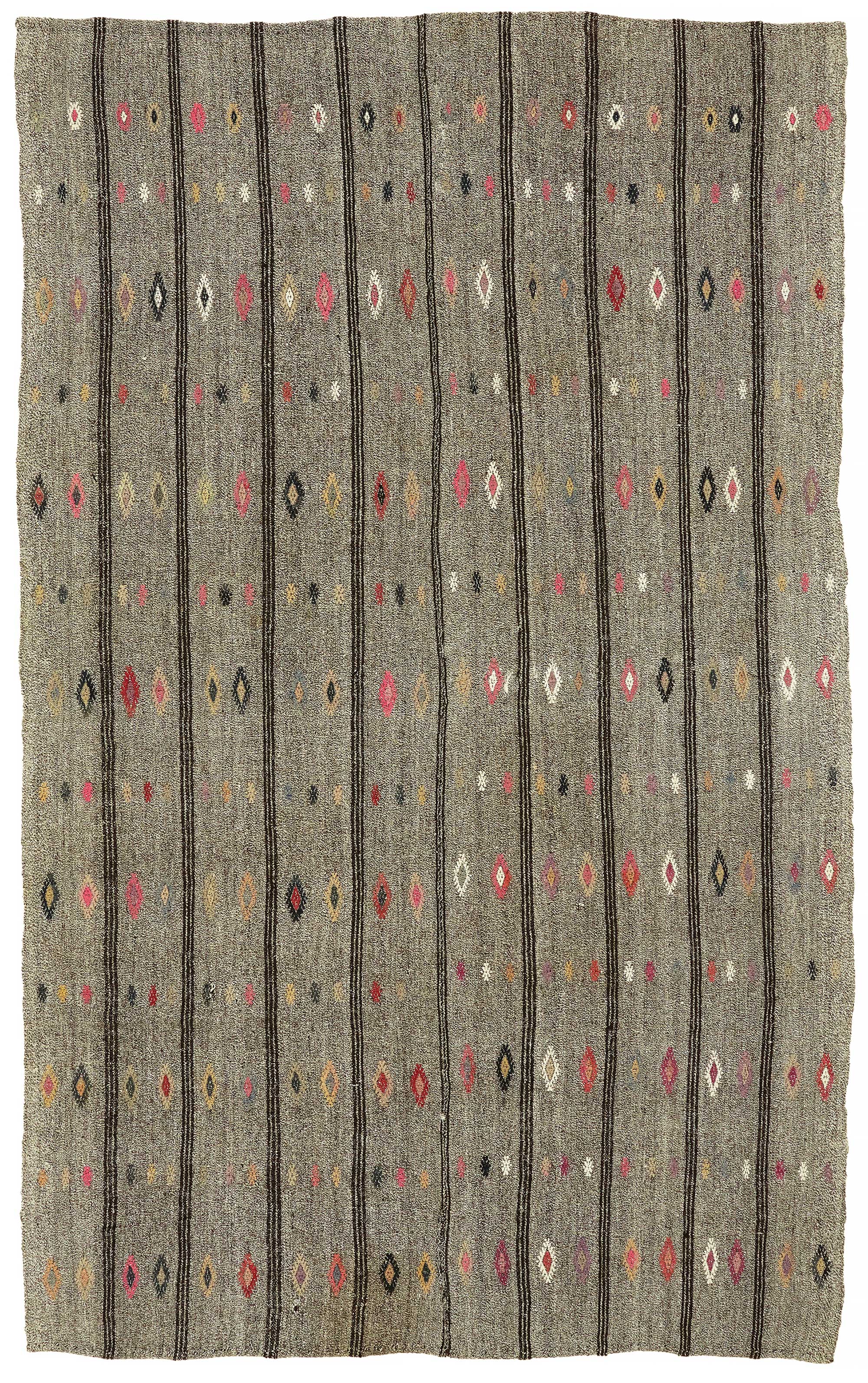 6x11 Authentic Turkish Goat Hair Kilim - 47206