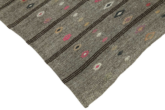 6x11 Authentic Turkish Goat Hair Kilim - 47206