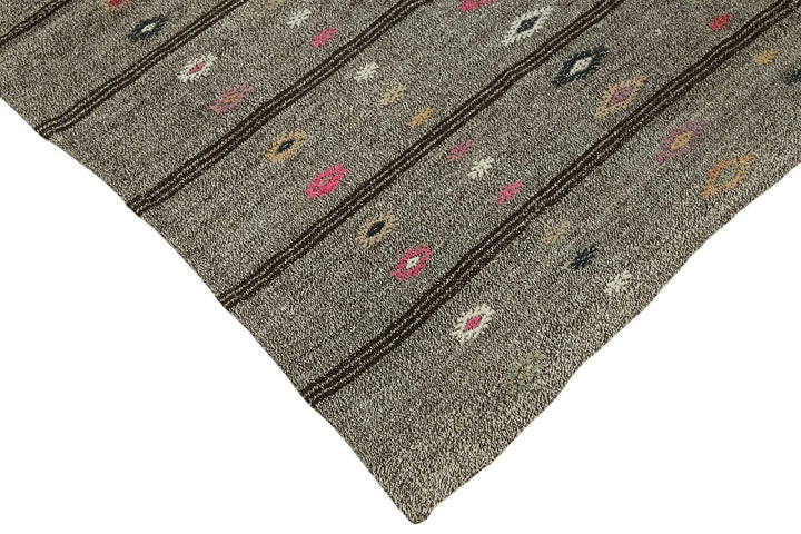 6x11 Authentic Turkish Goat Hair Kilim - 47206