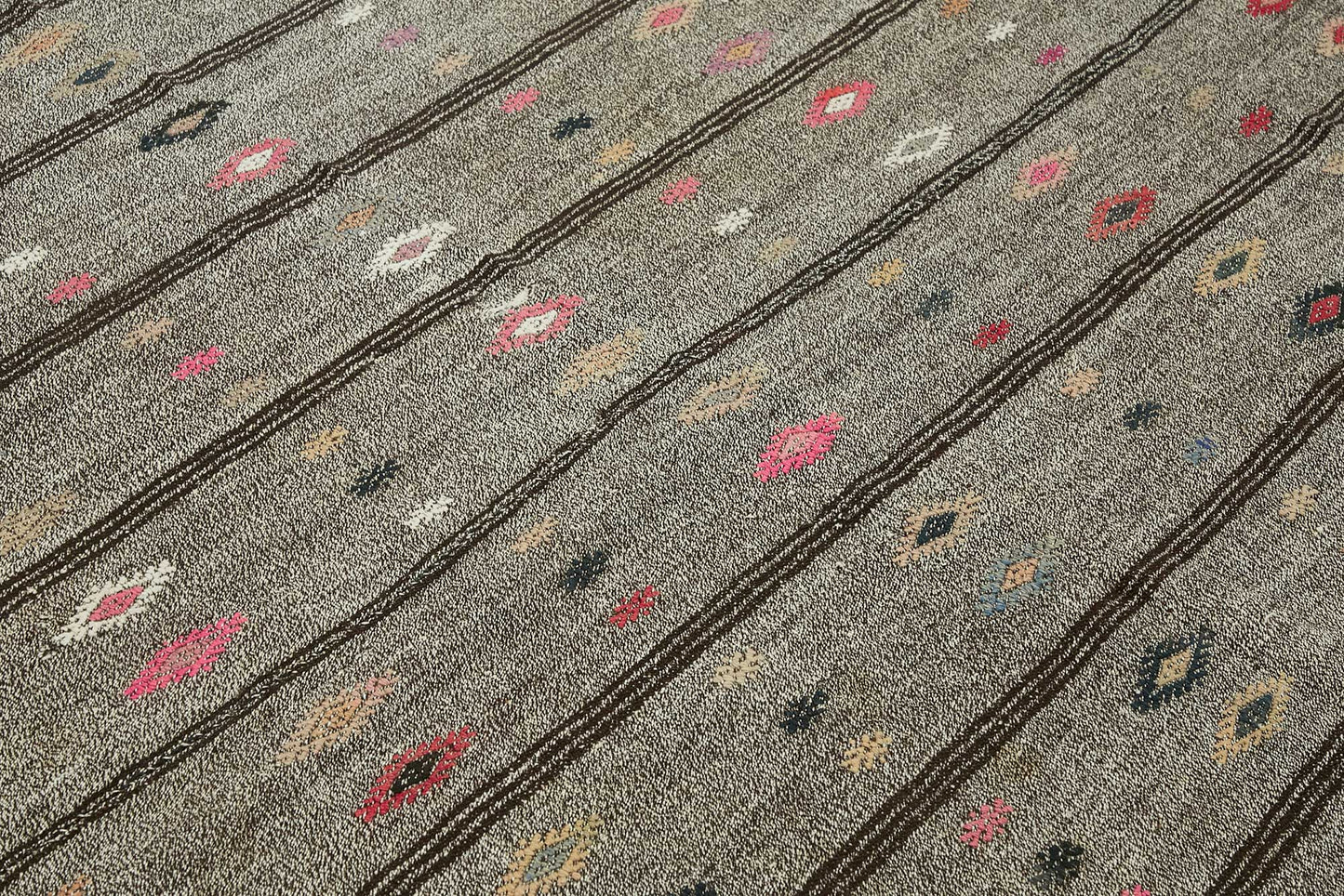 6x11 Authentic Turkish Goat Hair Kilim - 47206