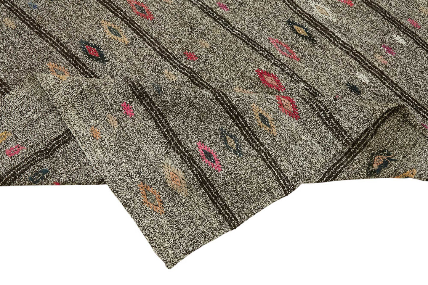 6x11 Authentic Turkish Goat Hair Kilim - 47206