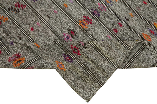 6x9 Authentic Turkish Goat Hair Kilim - 47207