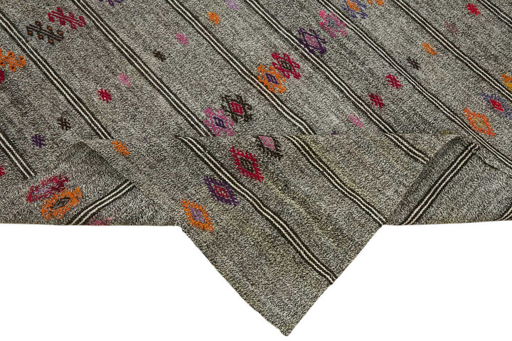 6x9 Authentic Turkish Goat Hair Kilim - 47207