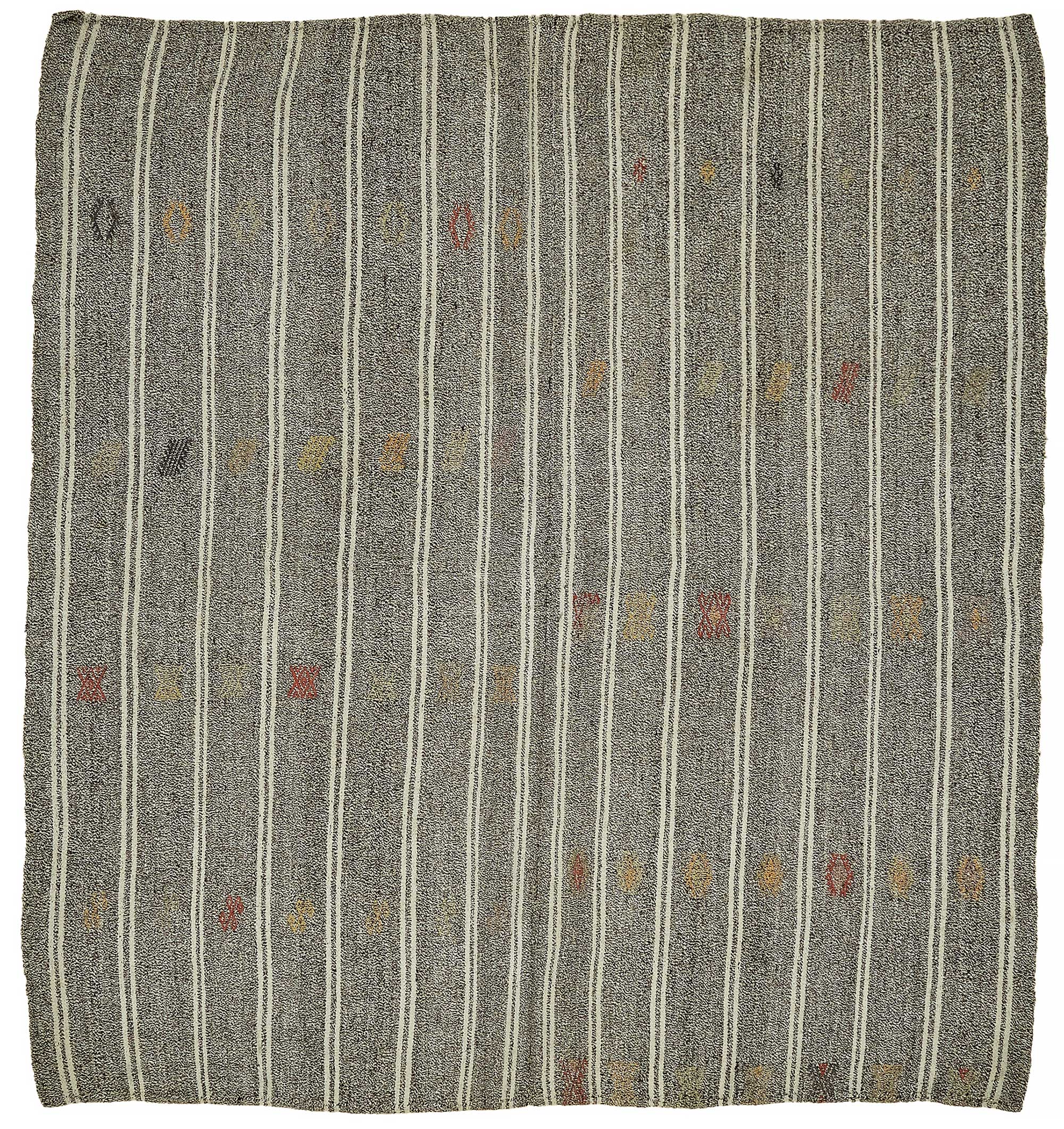 6x7 Authentic Turkish Goat Hair Kilim - 47209