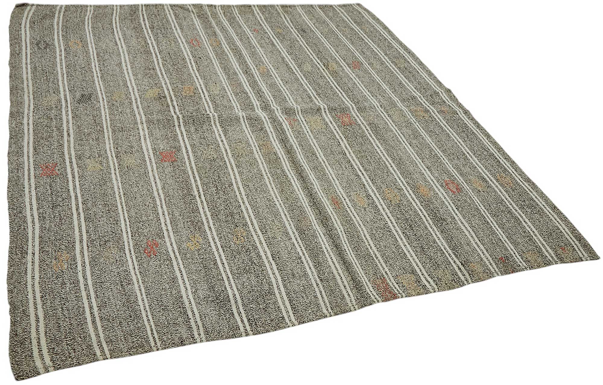 6x7 Authentic Turkish Goat Hair Kilim - 47209