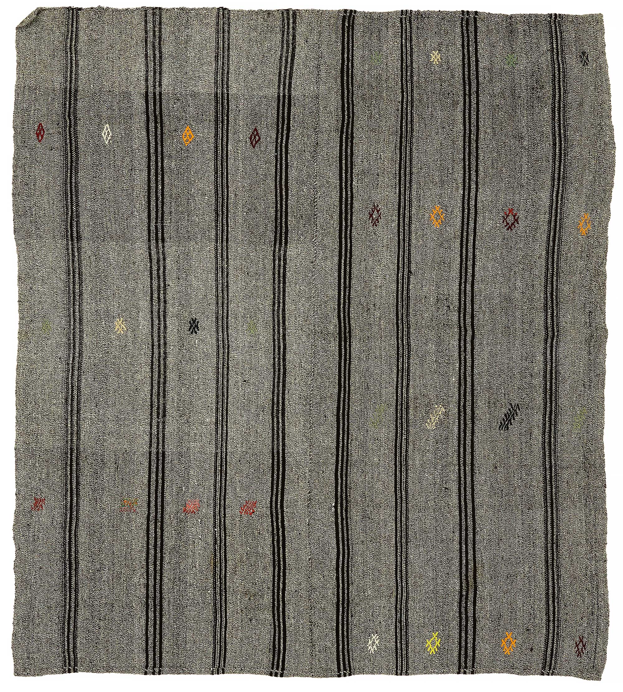 7x8 Authentic Turkish Goat Hair Kilim - 47210