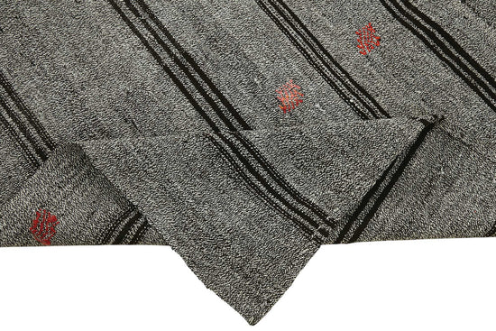 7x8 Authentic Turkish Goat Hair Kilim - 47210