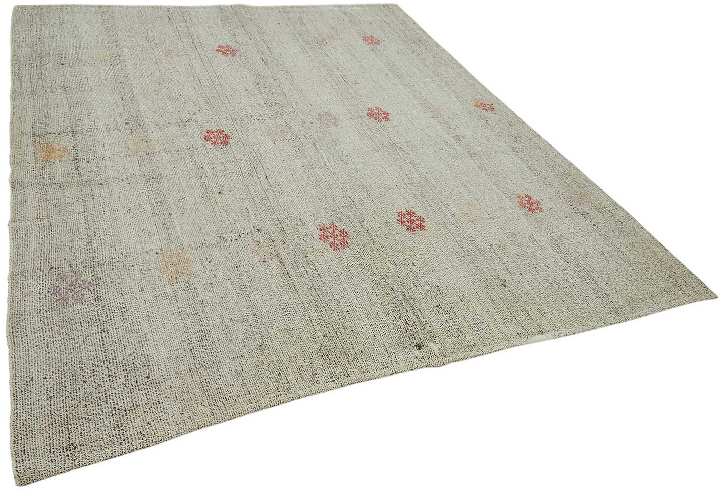 7x9 Authentic Turkish Goat Hair Kilim - 47211