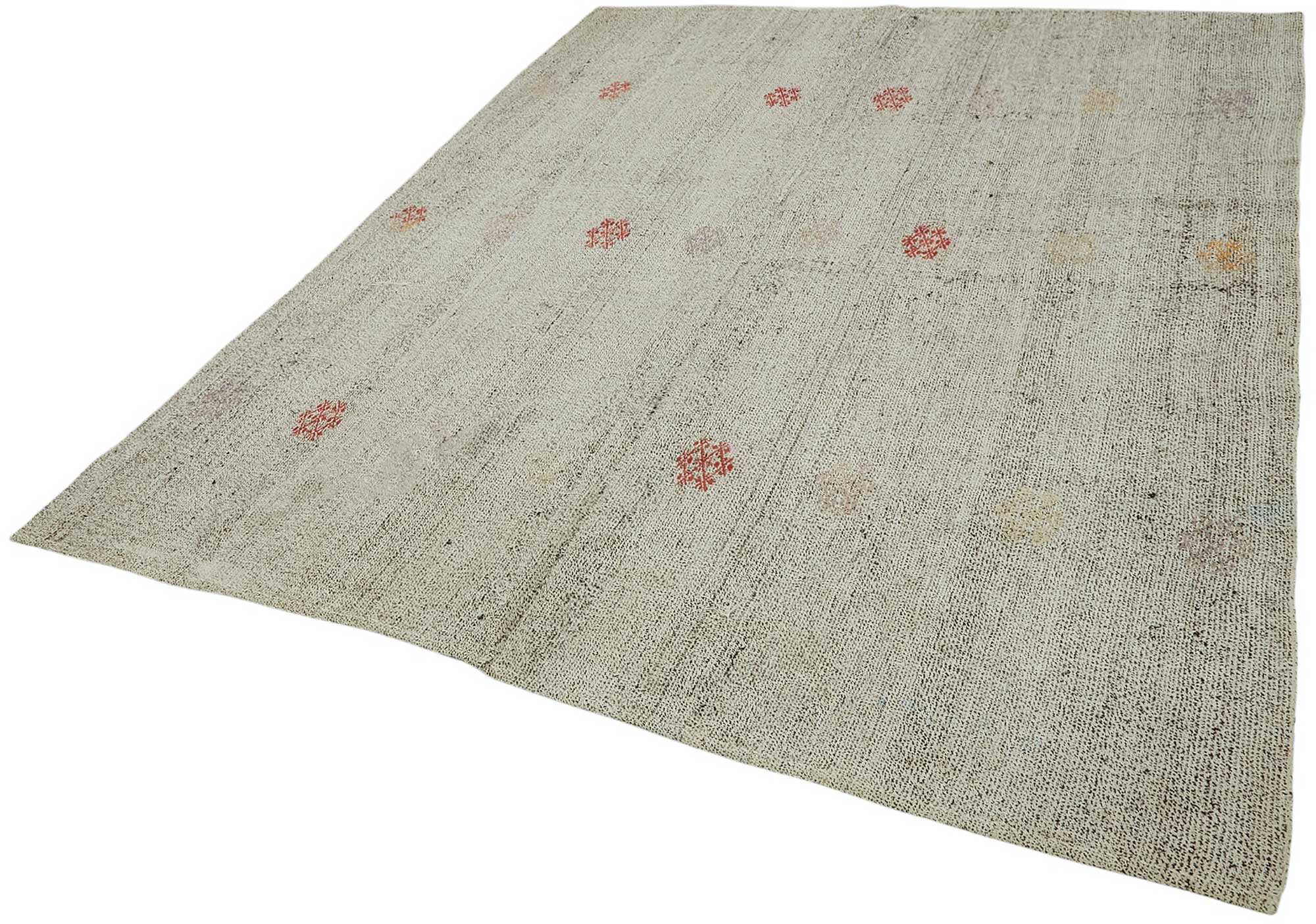 7x9 Authentic Turkish Goat Hair Kilim - 47211