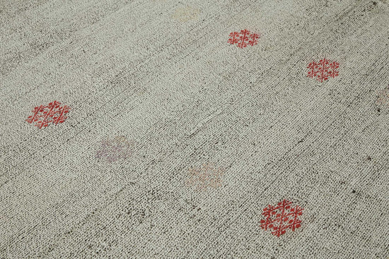 7x9 Authentic Turkish Goat Hair Kilim - 47211