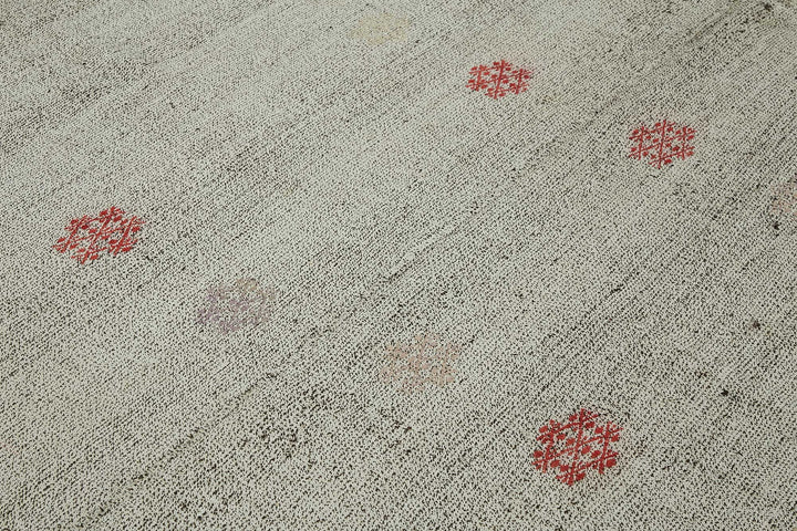 7x9 Authentic Turkish Goat Hair Kilim - 47211