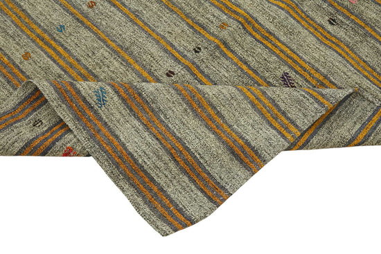 7x10 Authentic Turkish Goat Hair Kilim - 47213